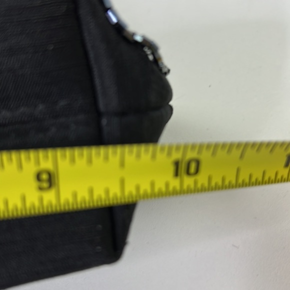 BLACK Sequined Shoulder Handbag - Picture 5 of 8